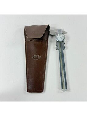 Vintage 1980's Helios Dial Caliper Stainless Steel Made In Germany